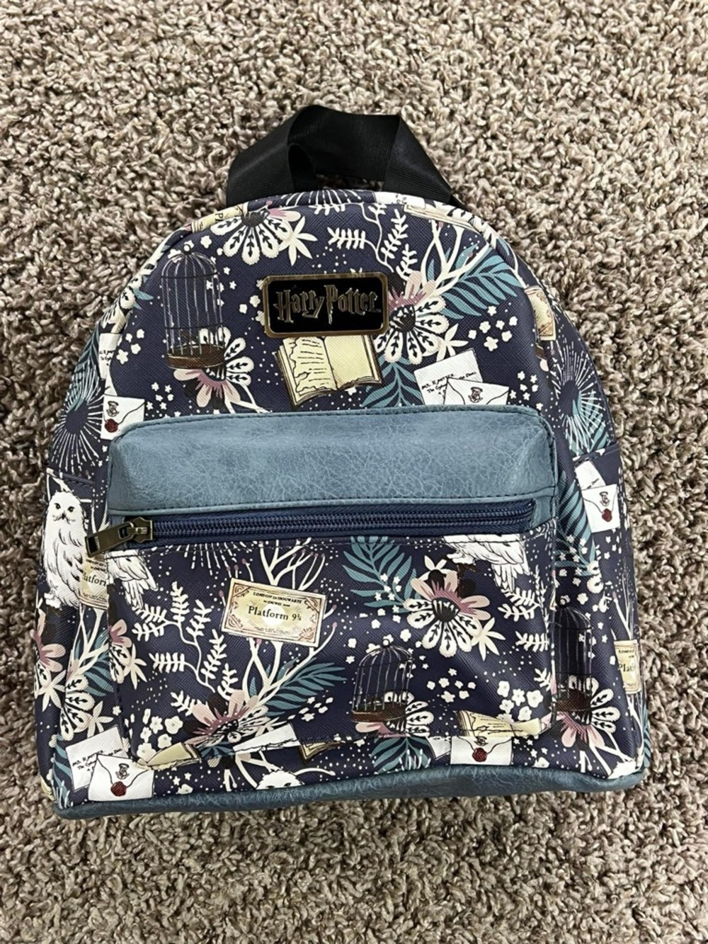 Harry Potter Navy Floral Loungefly